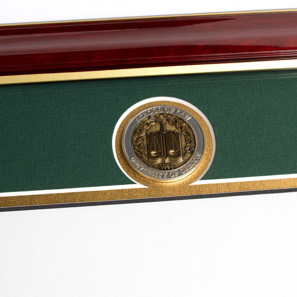 Elite, Law, Diploma Frame, Name Plate, Cherry